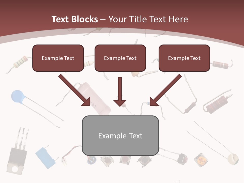 Energy Copper Resistor PowerPoint Template