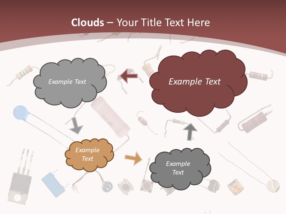 Energy Copper Resistor PowerPoint Template