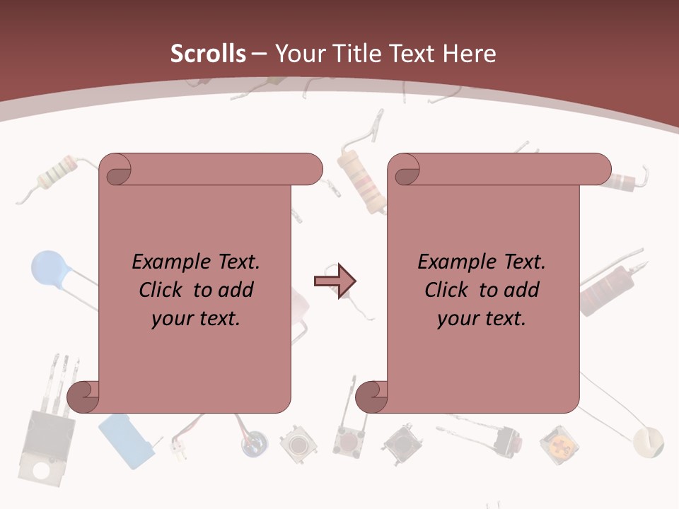 Energy Copper Resistor PowerPoint Template