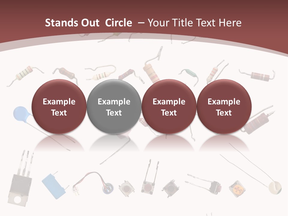Energy Copper Resistor PowerPoint Template
