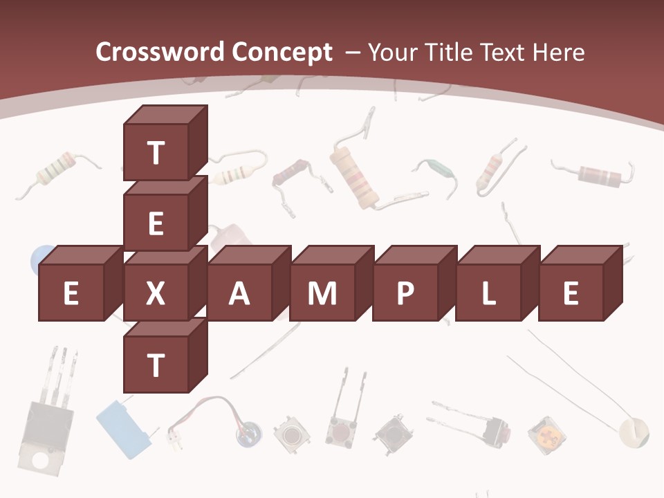 Energy Copper Resistor PowerPoint Template