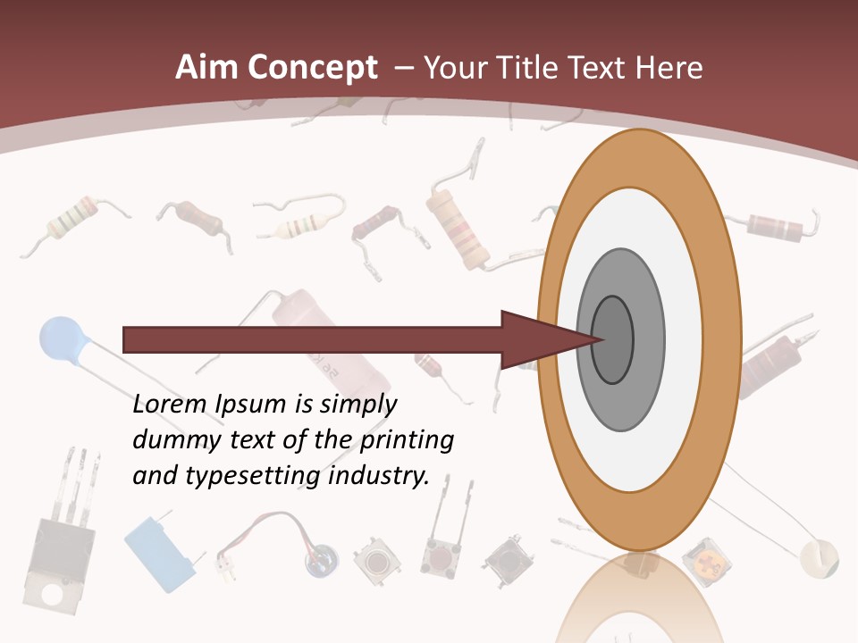 Energy Copper Resistor PowerPoint Template