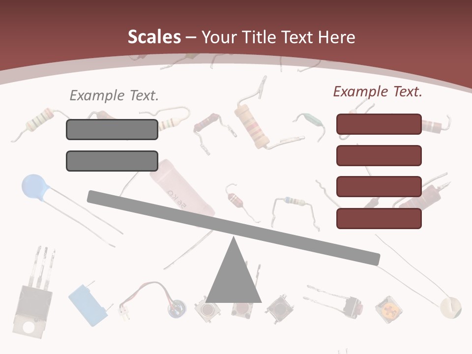 Energy Copper Resistor PowerPoint Template