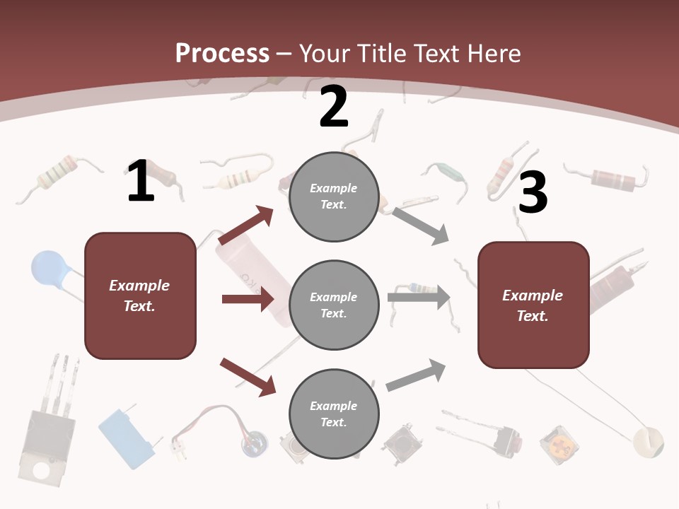 Energy Copper Resistor PowerPoint Template