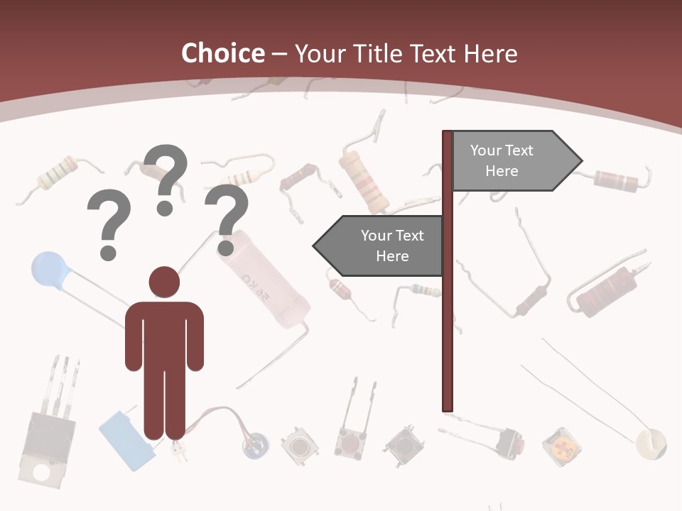 Energy Copper Resistor PowerPoint Template