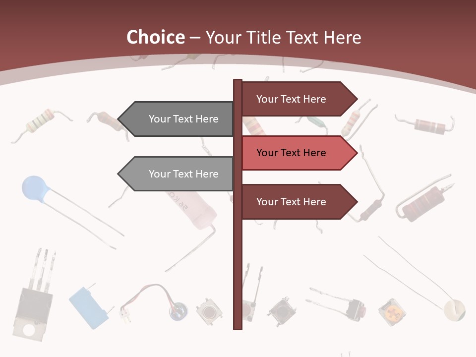 Energy Copper Resistor PowerPoint Template
