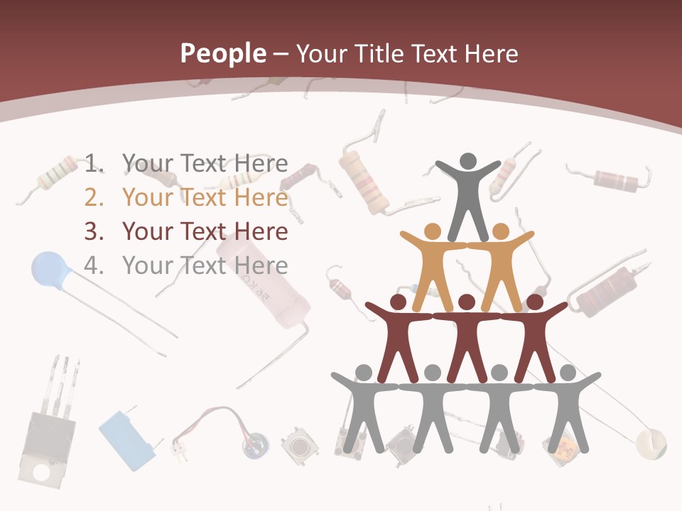 Energy Copper Resistor PowerPoint Template