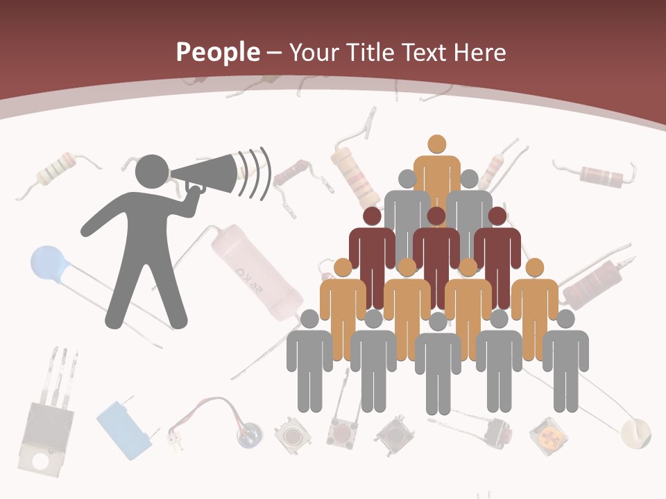 Energy Copper Resistor PowerPoint Template
