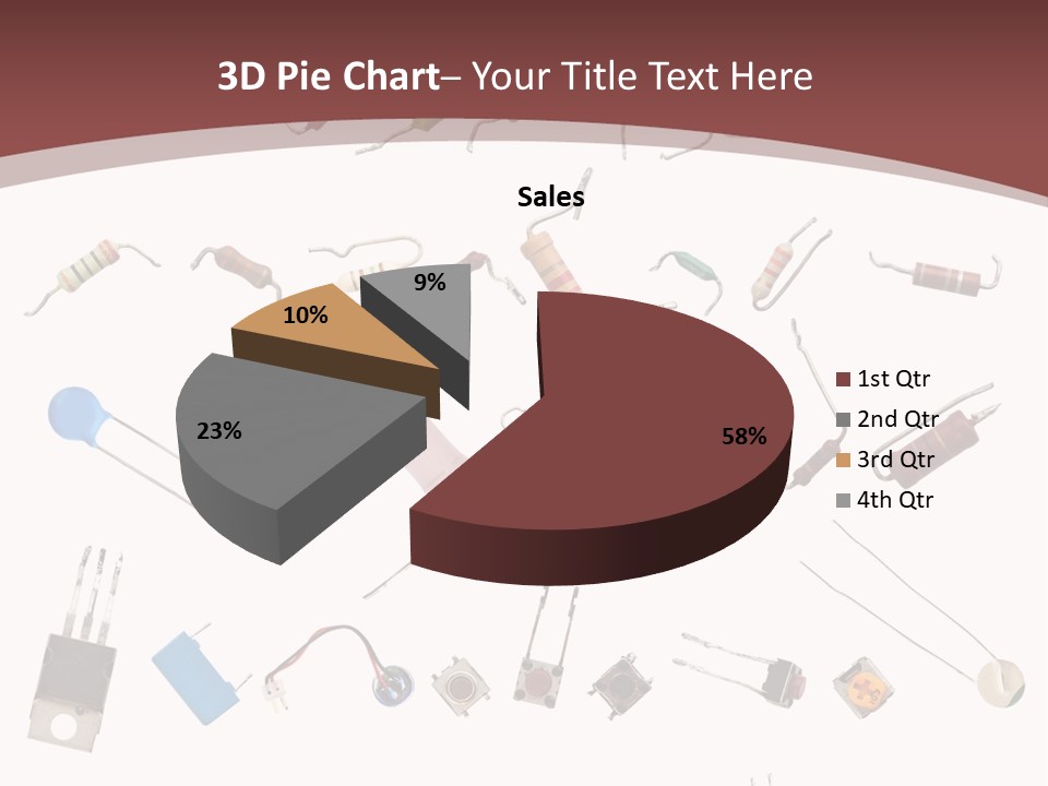 Energy Copper Resistor PowerPoint Template