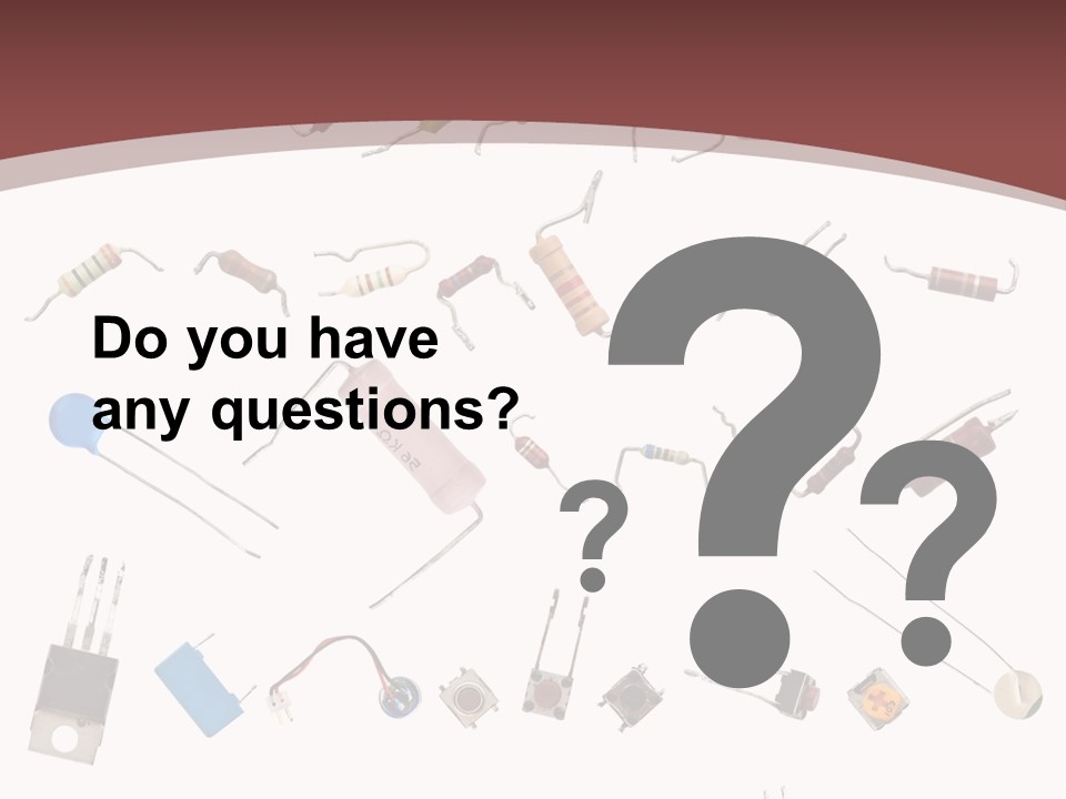 Energy Copper Resistor PowerPoint Template