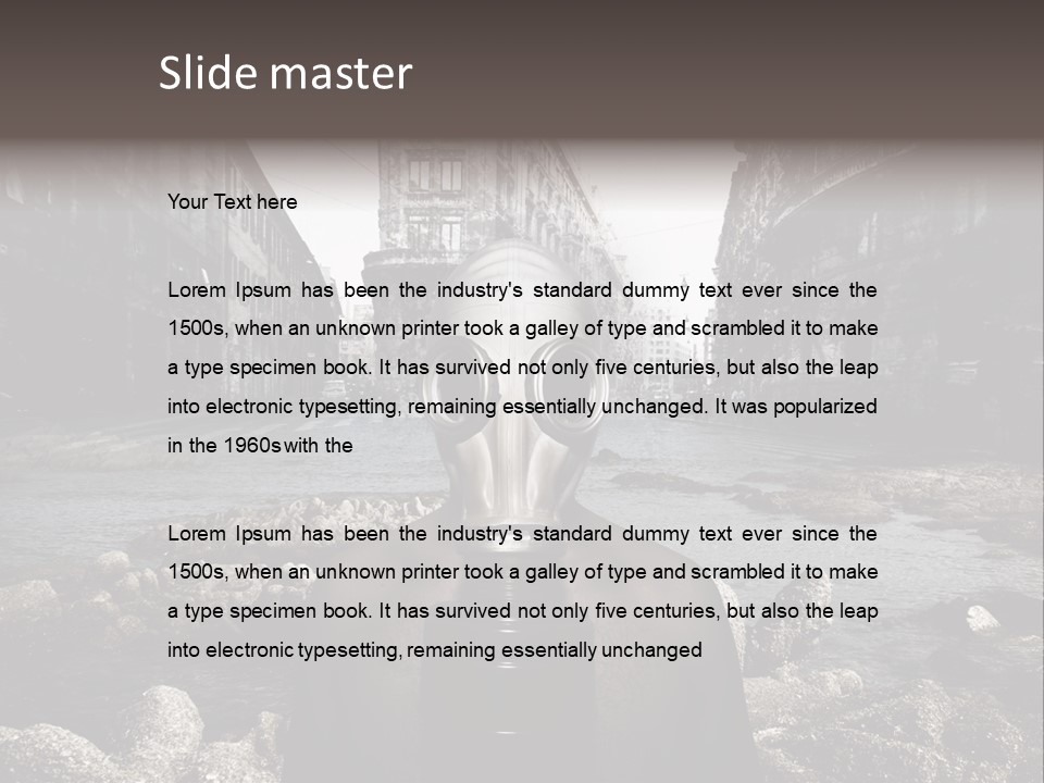 Sea Nature Disaster PowerPoint Template