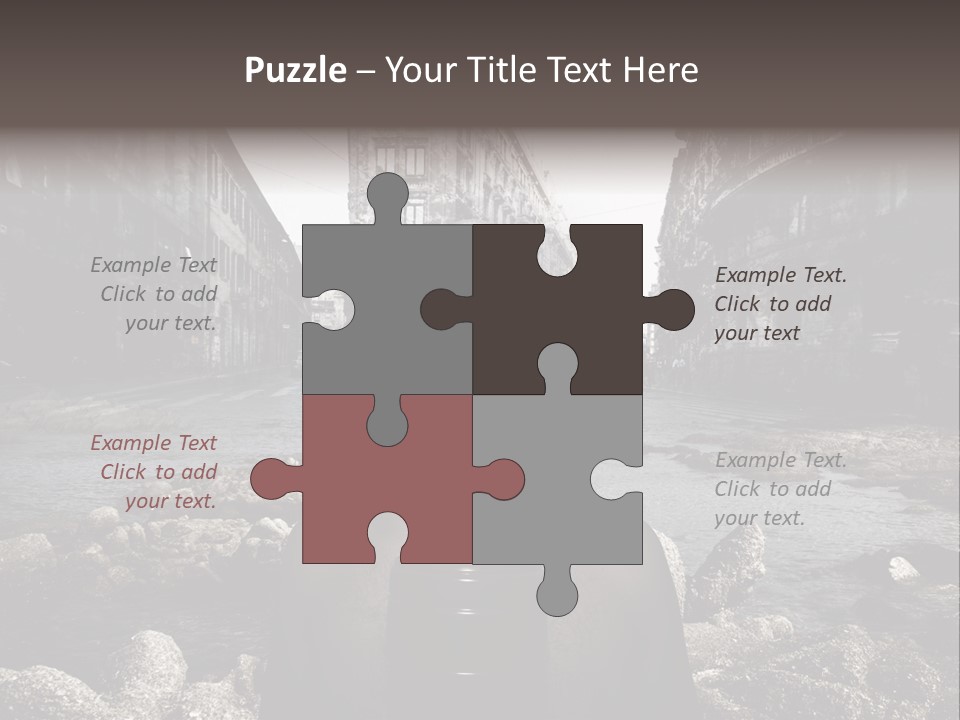 Sea Nature Disaster PowerPoint Template