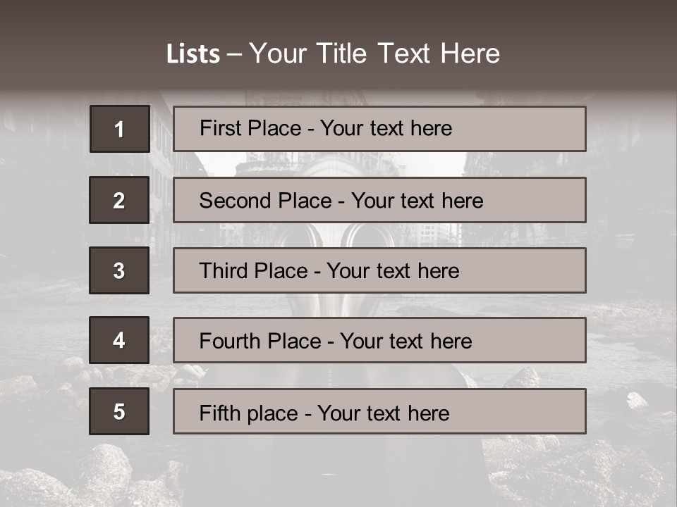 Sea Nature Disaster PowerPoint Template