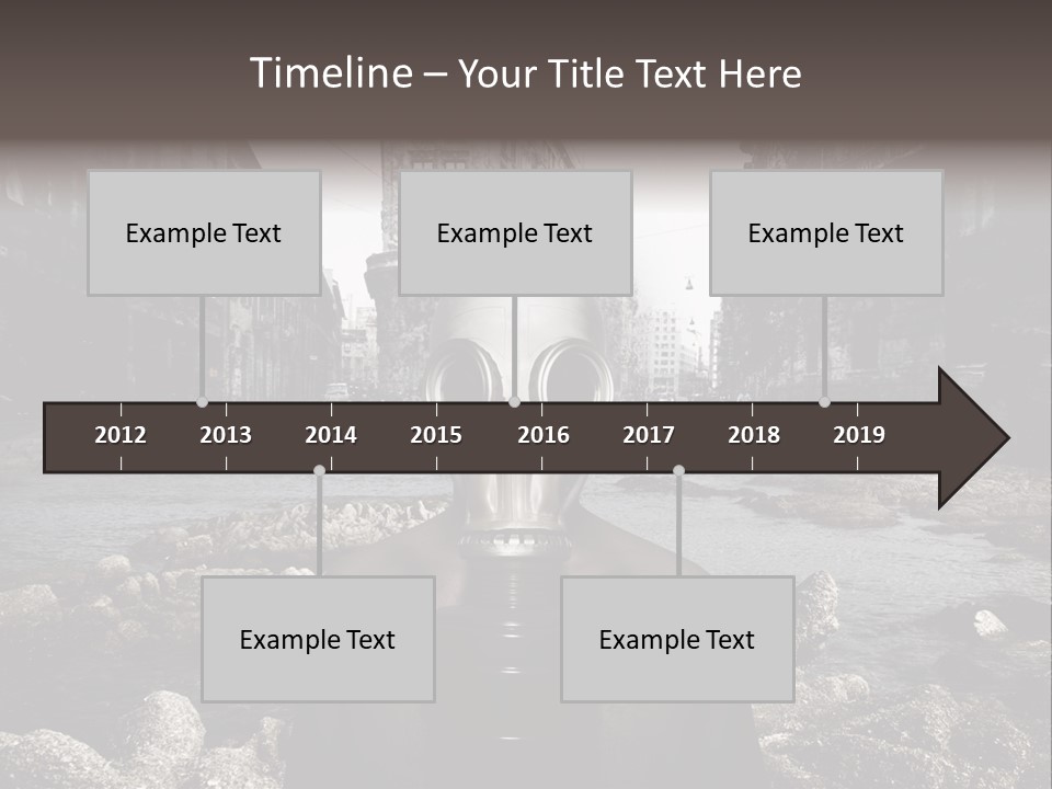 Sea Nature Disaster PowerPoint Template