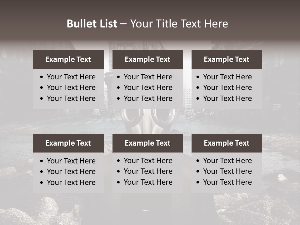 Sea Nature Disaster PowerPoint Template
