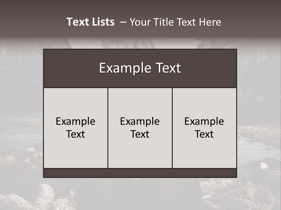 Sea Nature Disaster PowerPoint Template