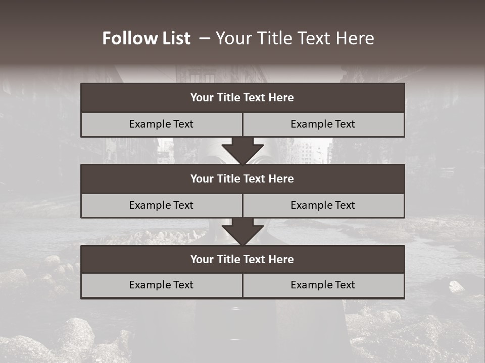 Sea Nature Disaster PowerPoint Template