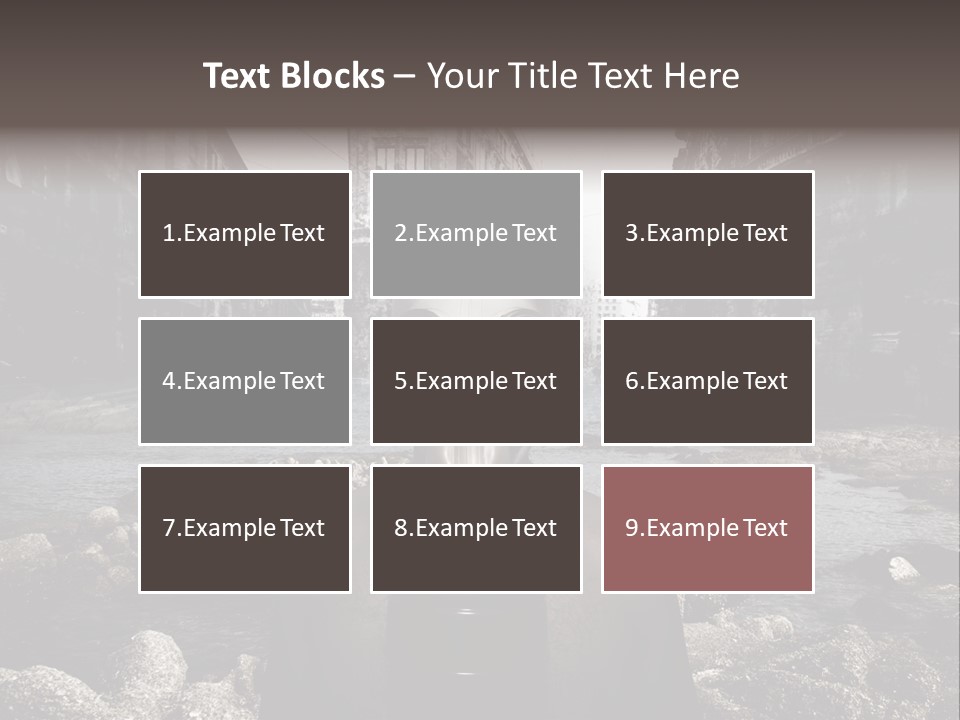 Sea Nature Disaster PowerPoint Template