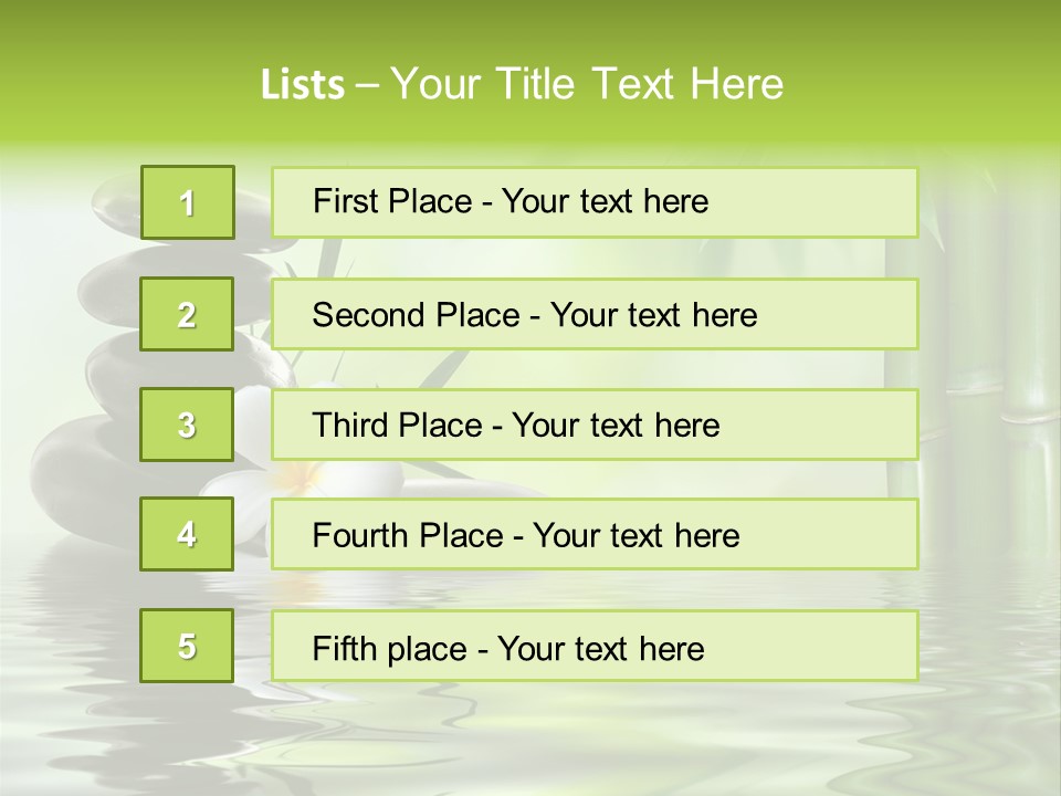 Foliage Bright Peace PowerPoint Template