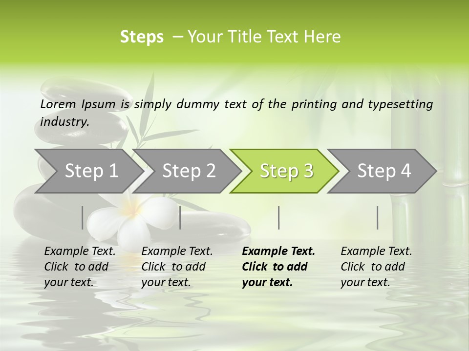Foliage Bright Peace PowerPoint Template
