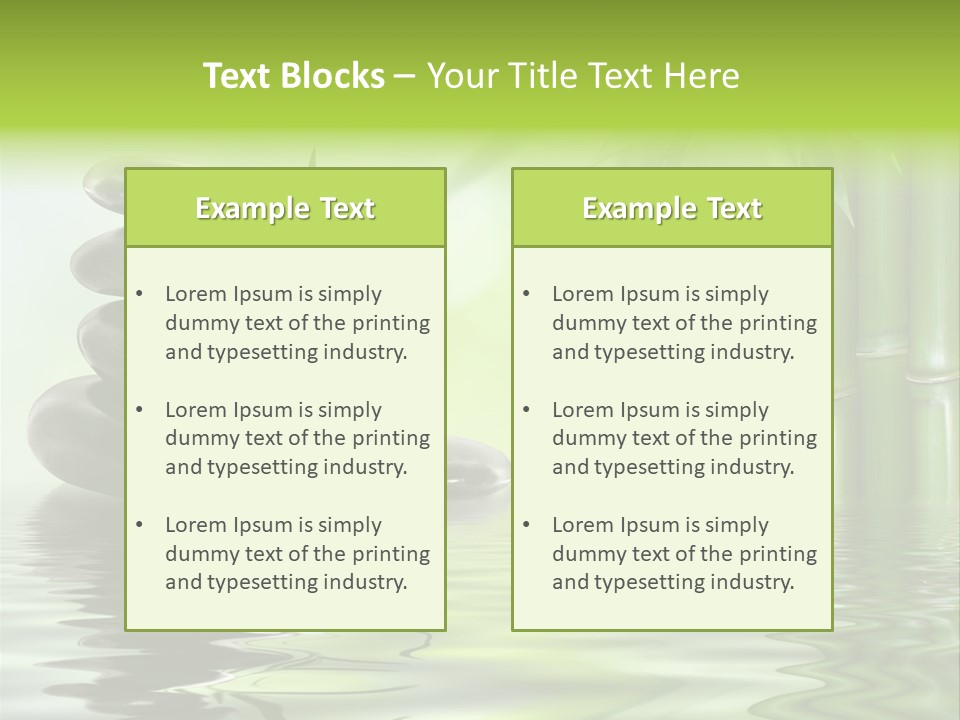 Foliage Bright Peace PowerPoint Template
