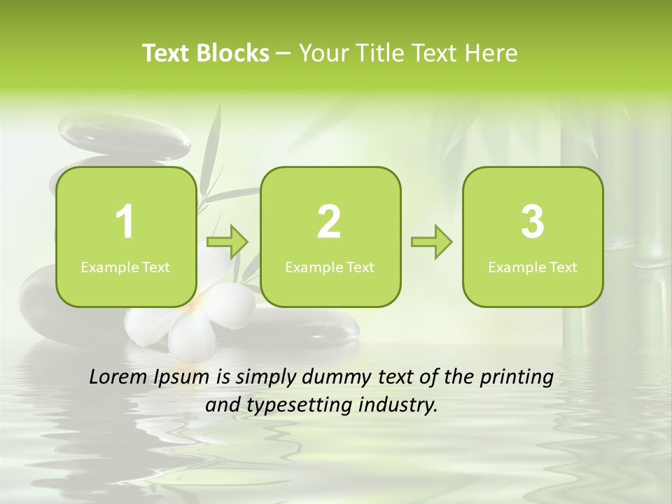 Foliage Bright Peace PowerPoint Template