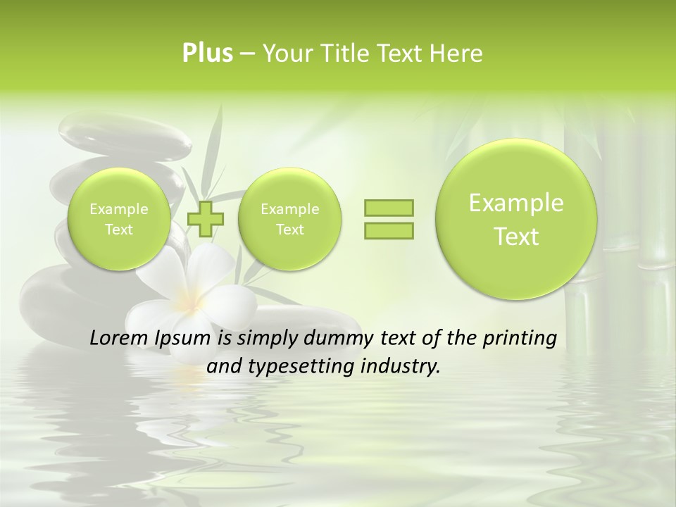 Foliage Bright Peace PowerPoint Template