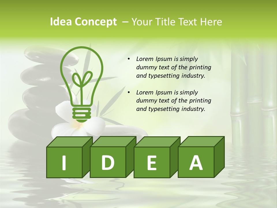 Foliage Bright Peace PowerPoint Template