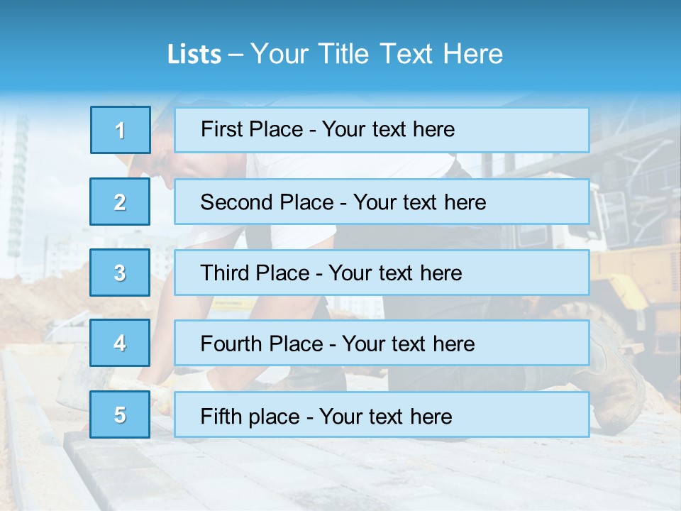 Equipment Pediment Skill PowerPoint Template