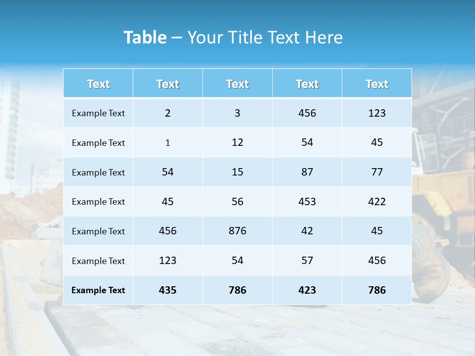 Equipment Pediment Skill PowerPoint Template
