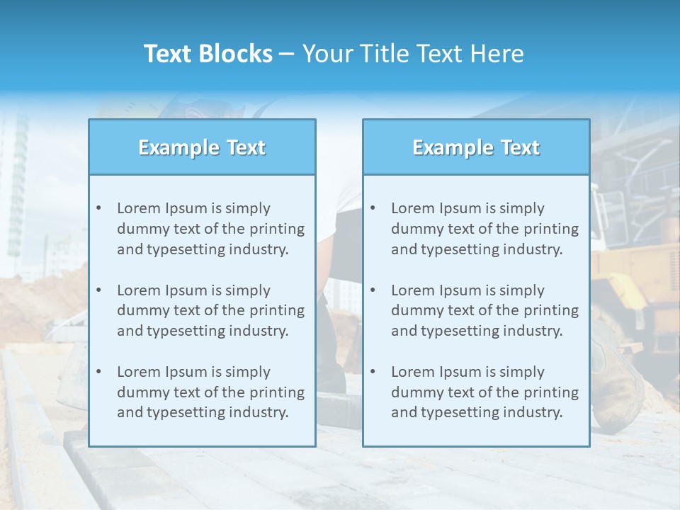Equipment Pediment Skill PowerPoint Template