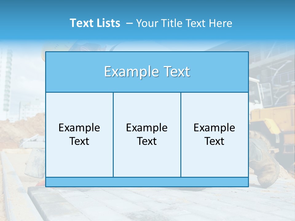 Equipment Pediment Skill PowerPoint Template