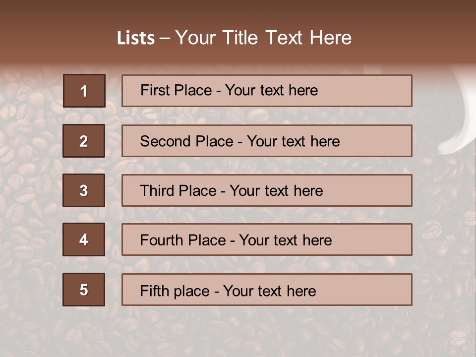 Coffee Deliciously Yummy PowerPoint Template