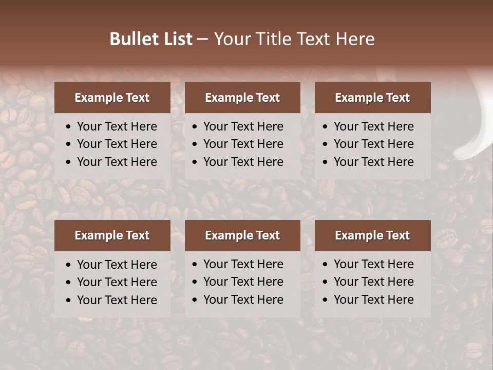 Coffee Deliciously Yummy PowerPoint Template