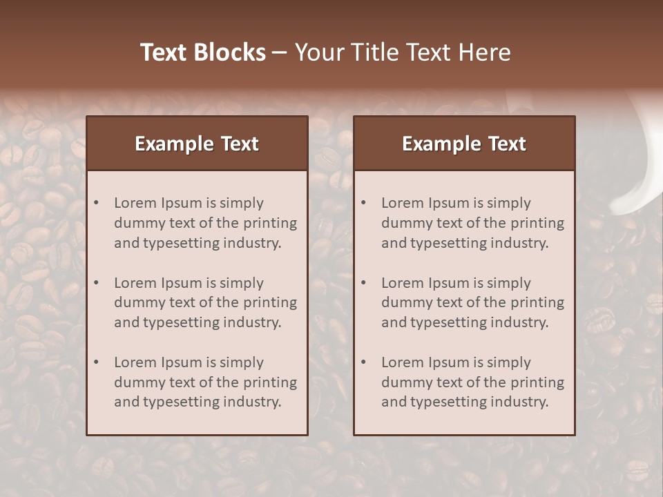 Coffee Deliciously Yummy PowerPoint Template