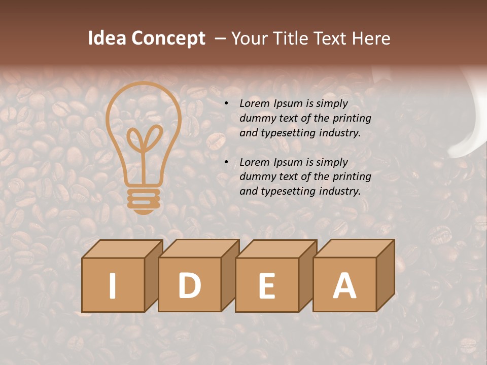 Coffee Deliciously Yummy PowerPoint Template