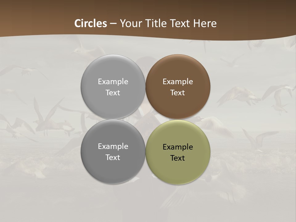 Time Birdhouse Portrait PowerPoint Template