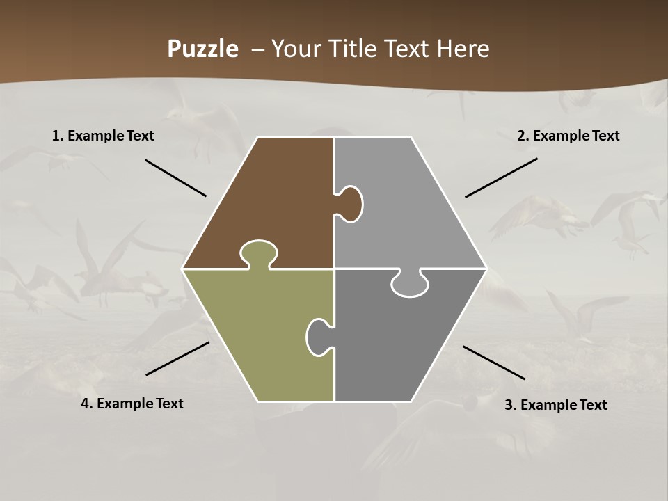 Time Birdhouse Portrait PowerPoint Template