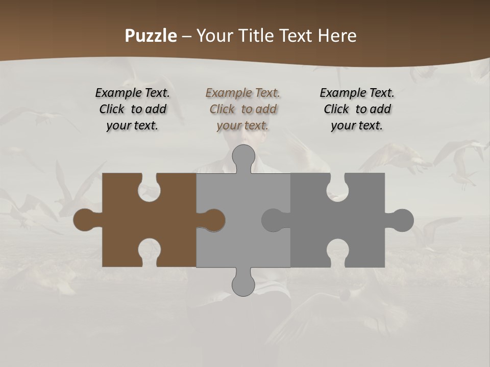 Time Birdhouse Portrait PowerPoint Template