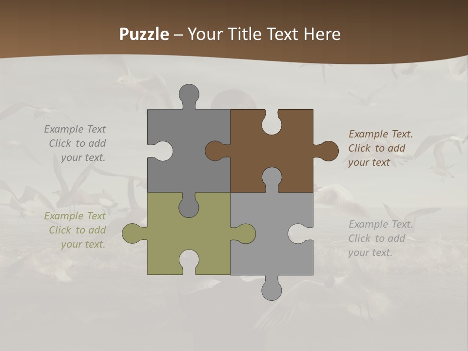 Time Birdhouse Portrait PowerPoint Template