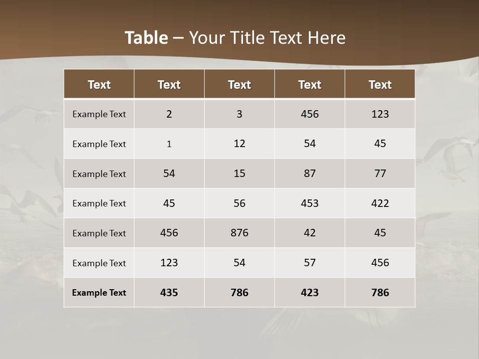 Time Birdhouse Portrait PowerPoint Template