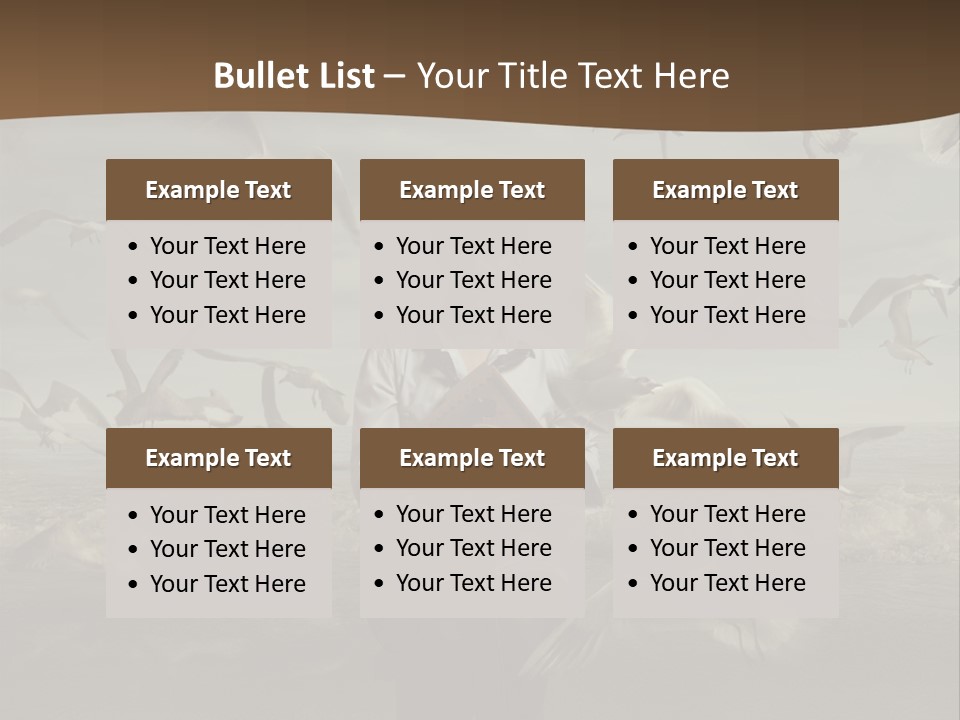 Time Birdhouse Portrait PowerPoint Template