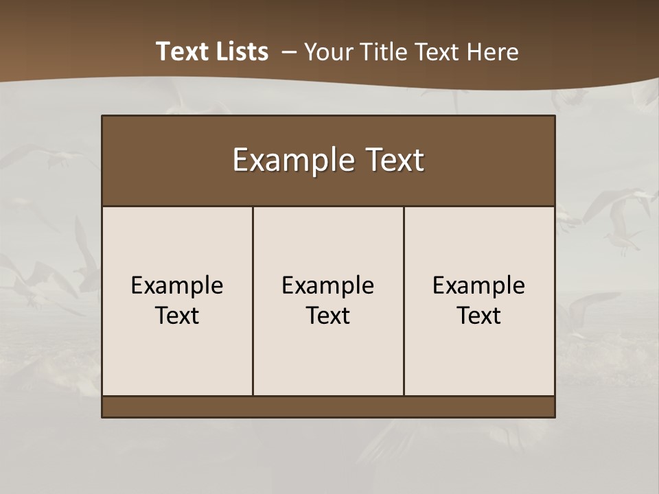 Time Birdhouse Portrait PowerPoint Template
