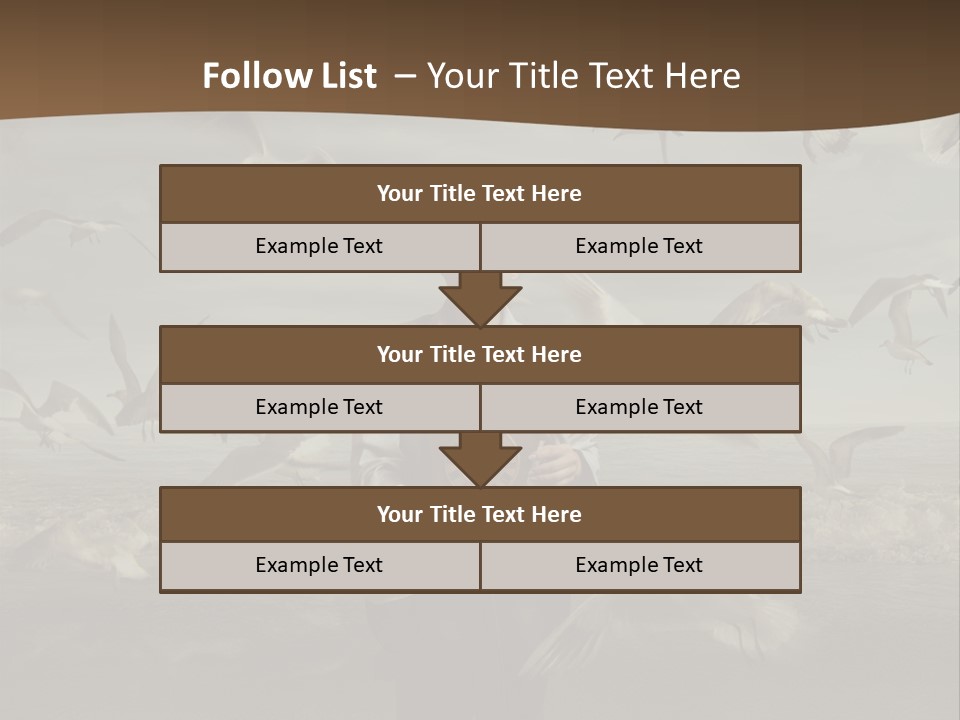 Time Birdhouse Portrait PowerPoint Template