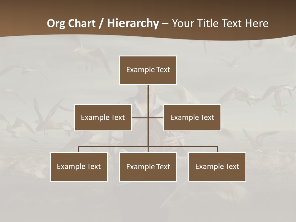 Time Birdhouse Portrait PowerPoint Template