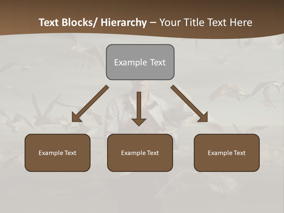Time Birdhouse Portrait PowerPoint Template