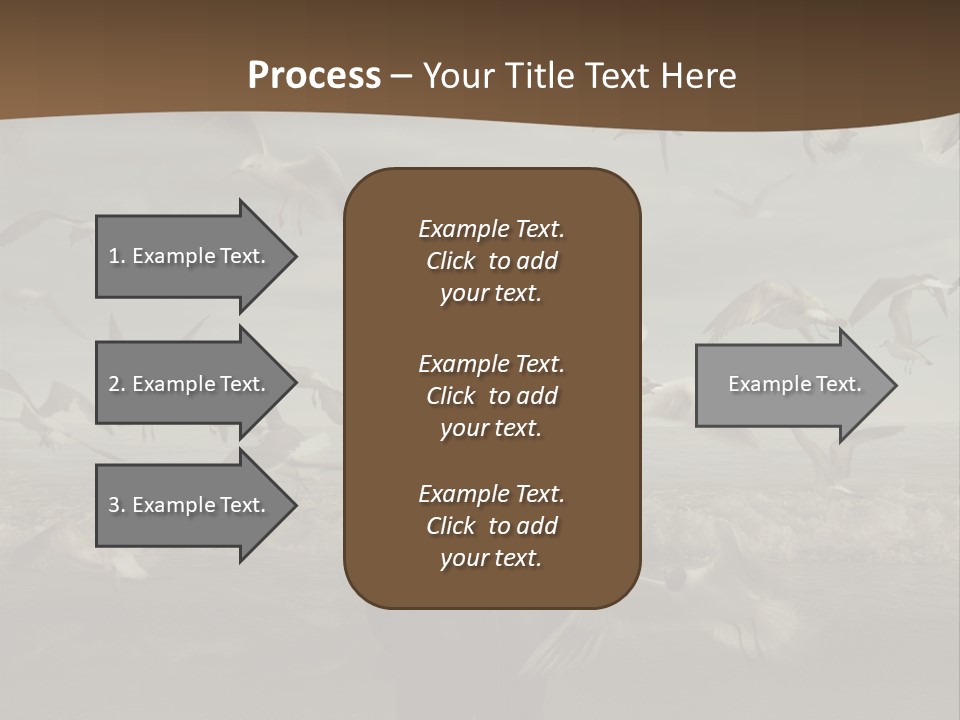 Time Birdhouse Portrait PowerPoint Template