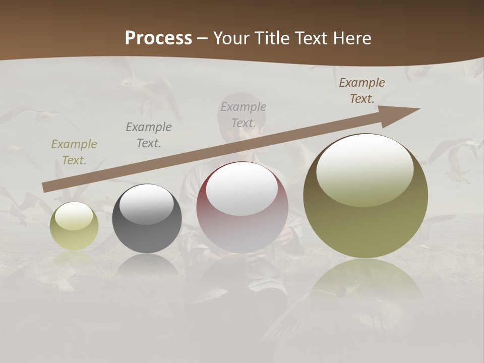 Time Birdhouse Portrait PowerPoint Template