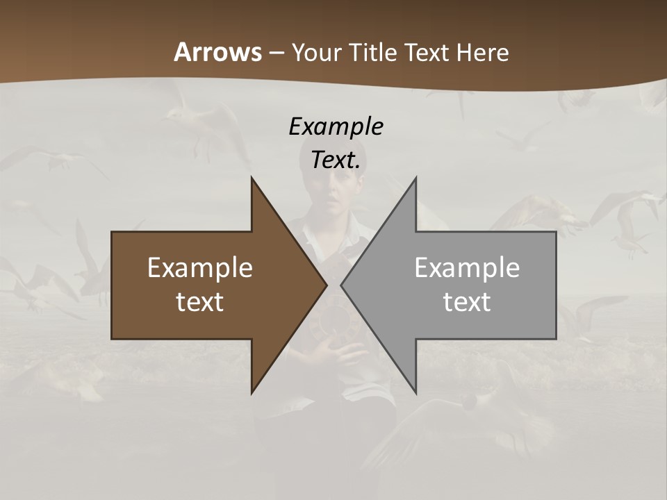 Time Birdhouse Portrait PowerPoint Template