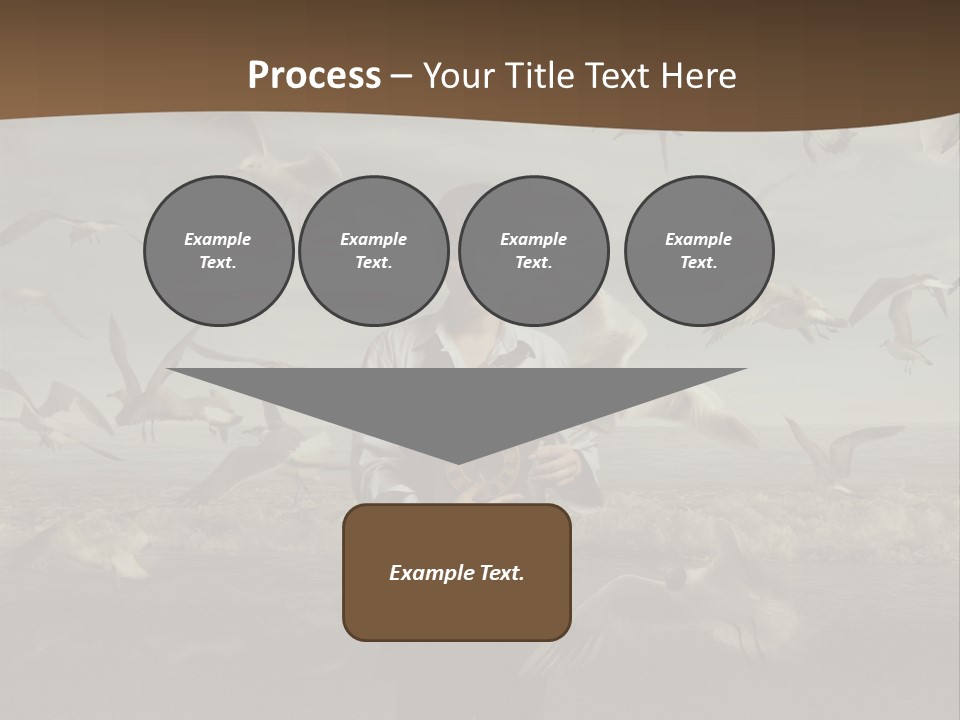 Time Birdhouse Portrait PowerPoint Template